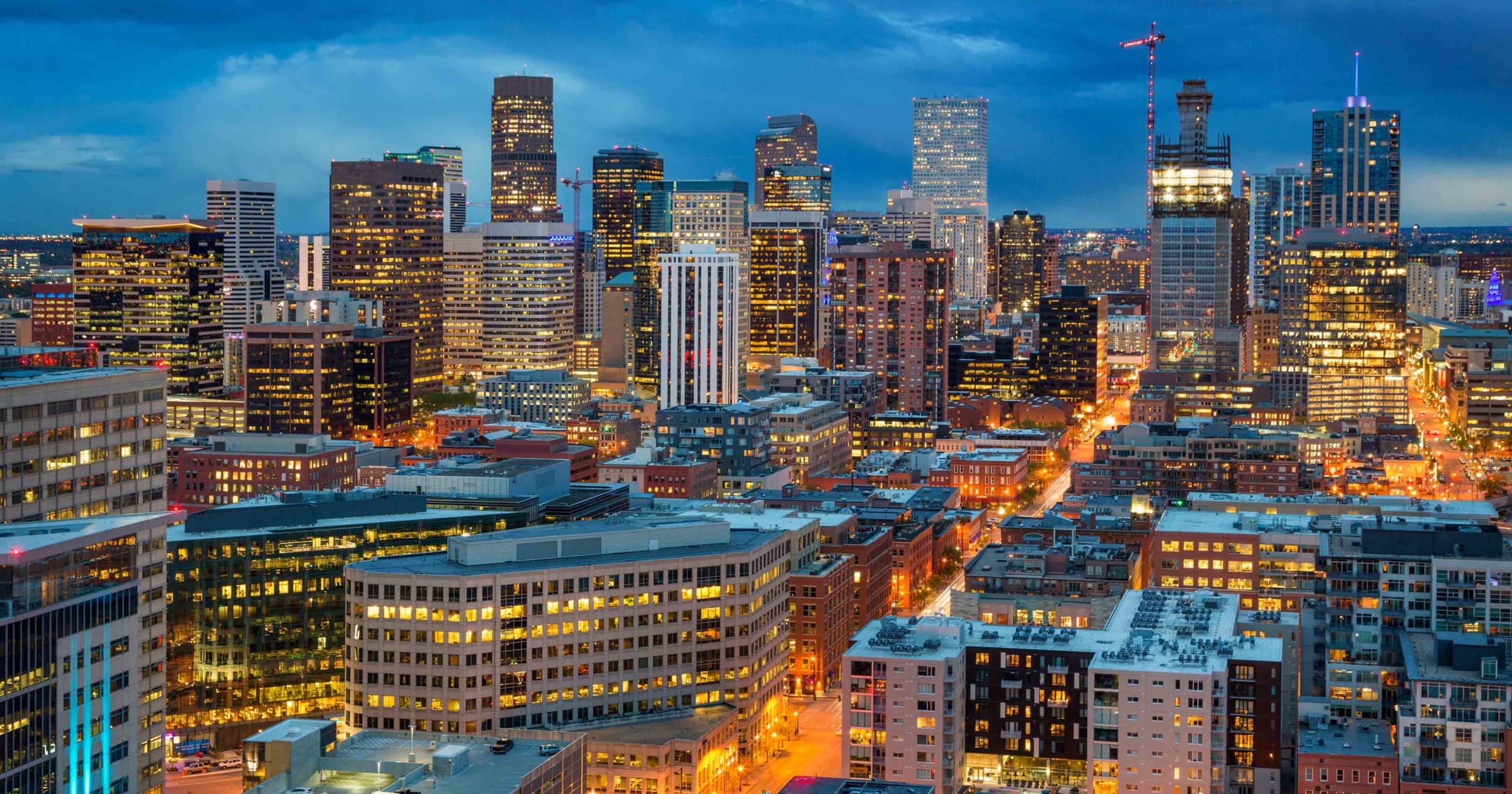 The cityscape of Denver, one of the most successful comeback cities.