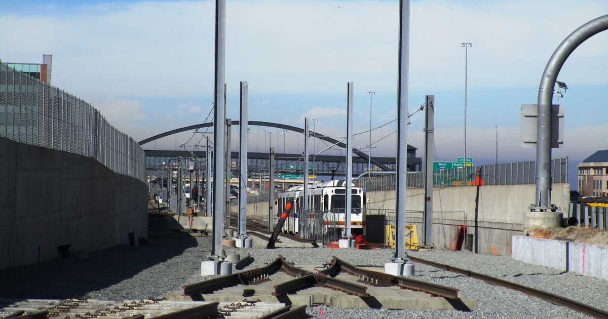 The southeast corridor of Denver's light rail.