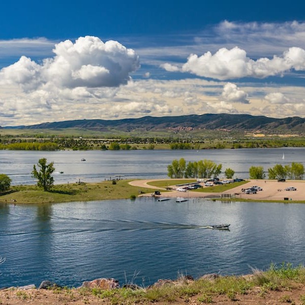 High water levels at Chatfield State Park