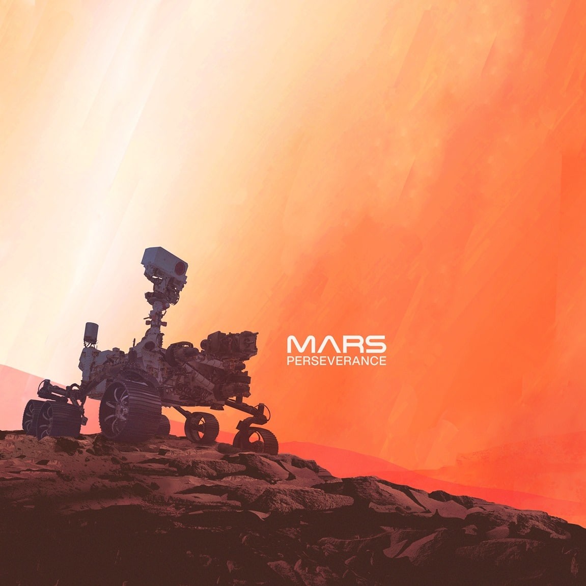 NASA image of Mars Perseverance
