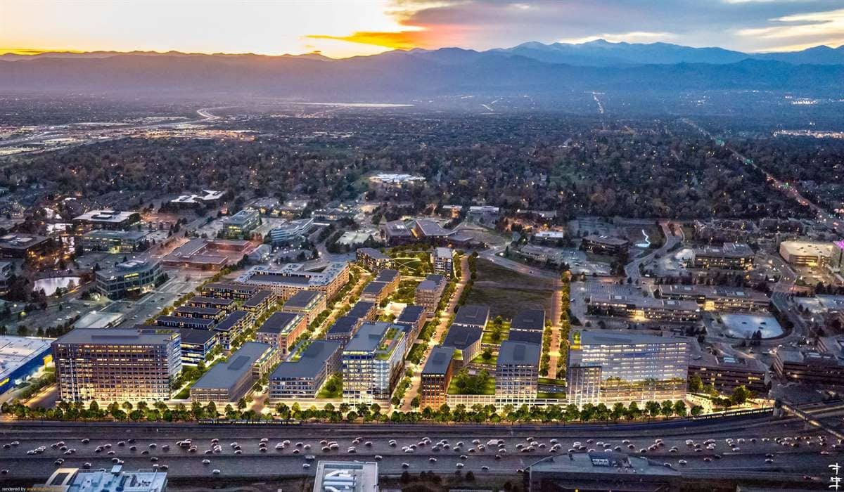 mixed-use business development in the Denver South region. Credit: City of Centennial