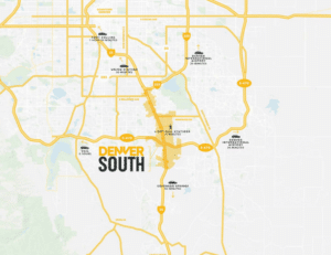 Denver South region map
